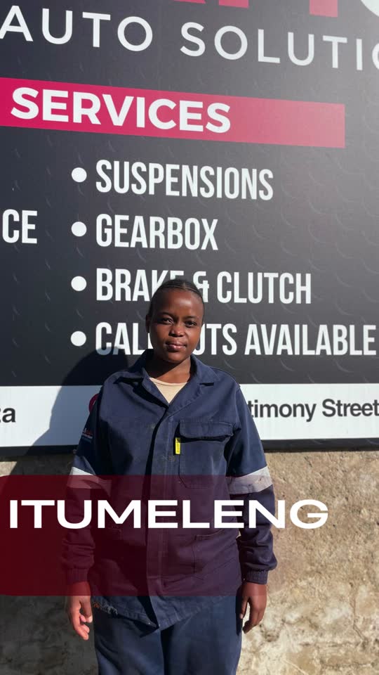 Itumeleng, Automotive Apprentice